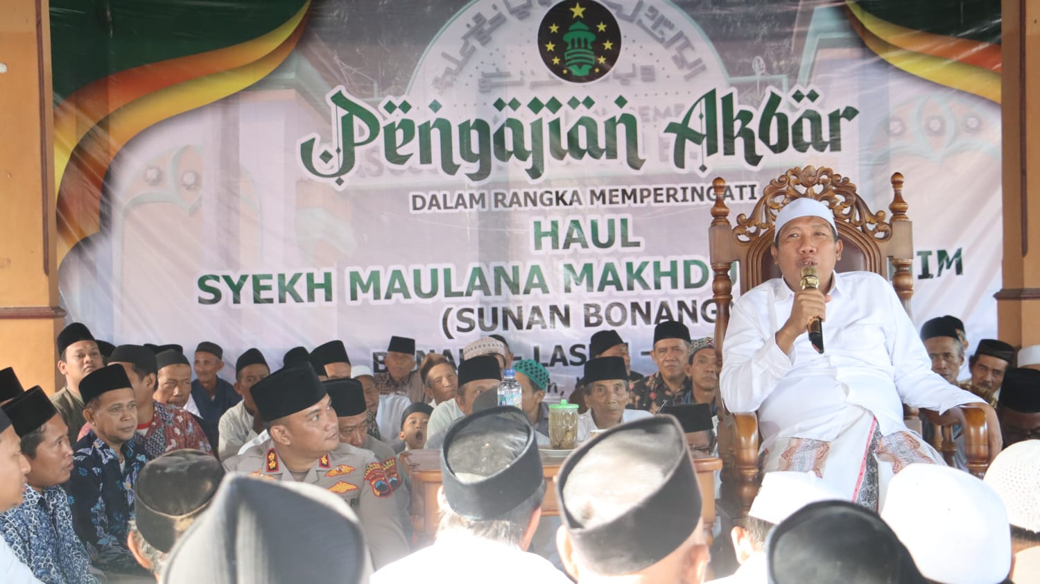 Kapolres Rembang Hadiri Haul Sunan Bonang